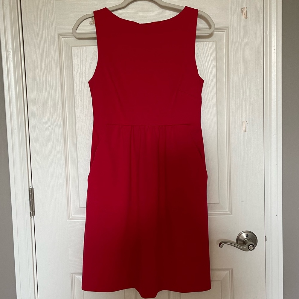 Theory Pleated Dress with back cut-out